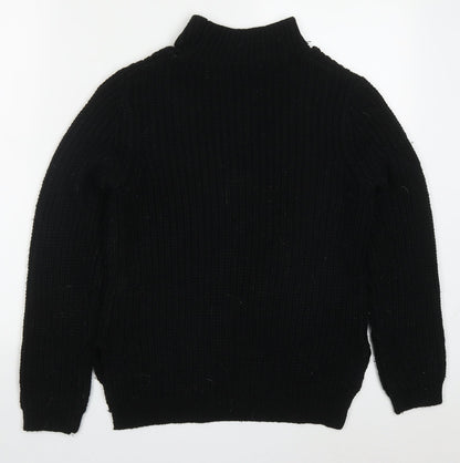 Womens UK Size 8 Red Herring Black Pullover Jumper