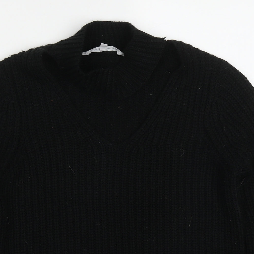 Womens UK Size 8 Red Herring Black Pullover Jumper