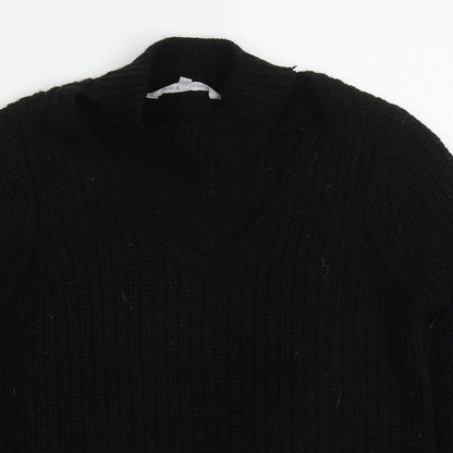 Womens UK Size 8 Red Herring Black Pullover Jumper