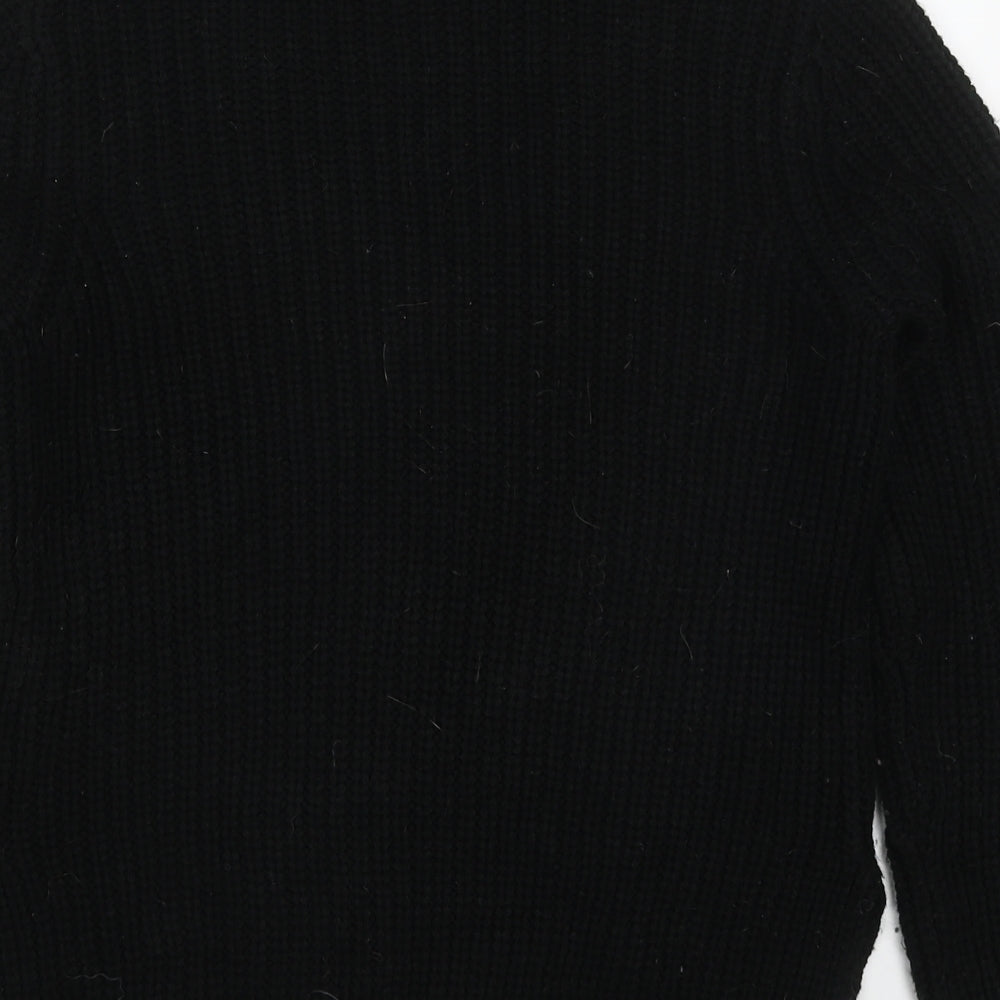 Womens UK Size 8 Red Herring Black Pullover Jumper