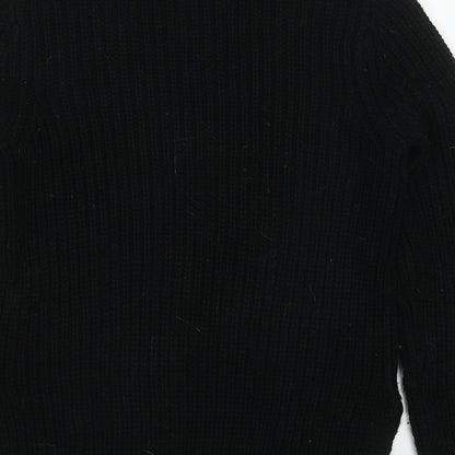 Womens UK Size 8 Red Herring Black Pullover Jumper