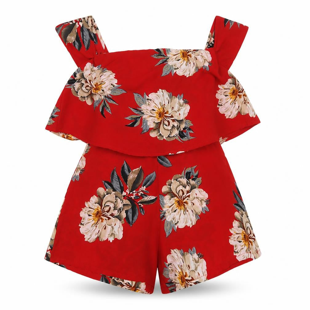 Womens UK Size 8 Missguided One-Piece Red Playsuit