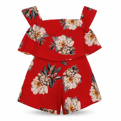 Womens UK Size 8 Missguided One-Piece Red Playsuit
