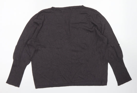 Womens UK Size 10 Marks & Spencer Grey Pullover Jumper