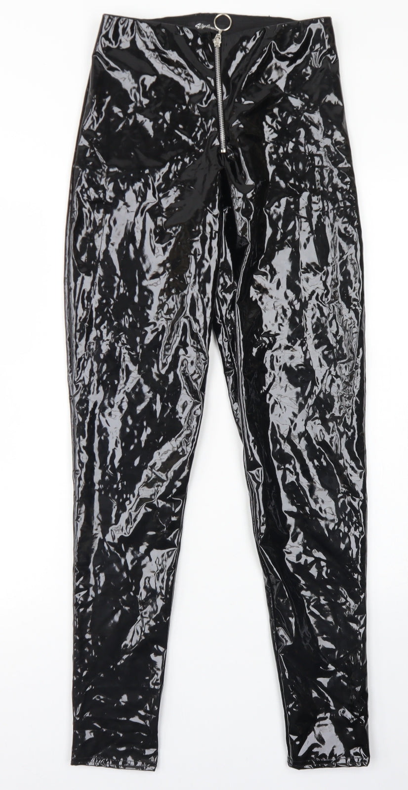 Womens UK Size 10 Stylewise Regular Fit  Black Trousers