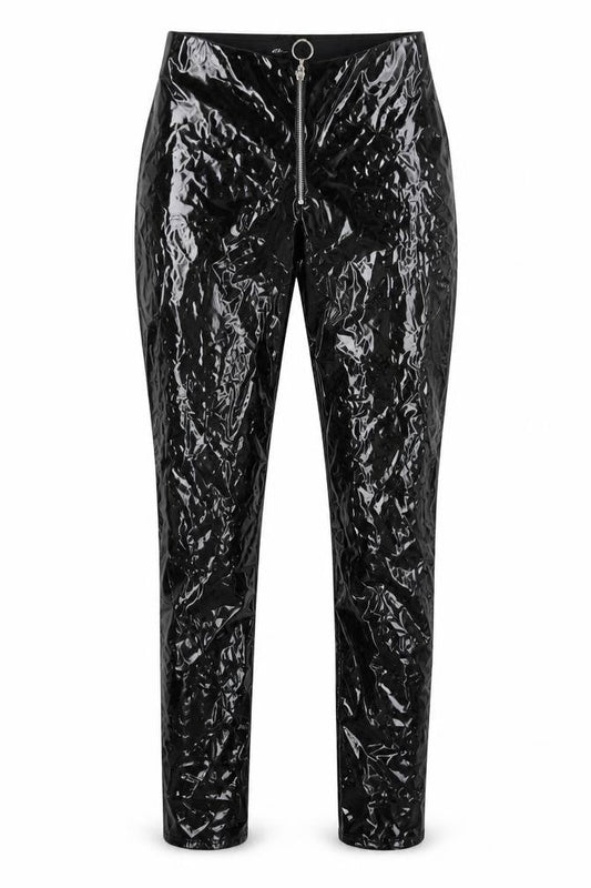 Womens UK Size 10 Stylewise Regular Fit  Black Trousers