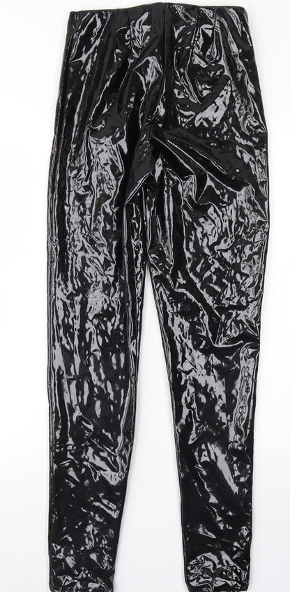 Womens UK Size 10 Stylewise Regular Fit  Black Trousers