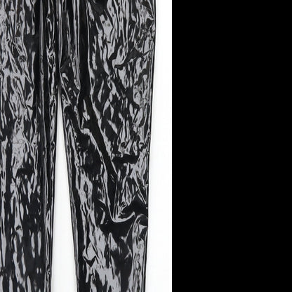 Womens UK Size 10 Stylewise Regular Fit  Black Trousers
