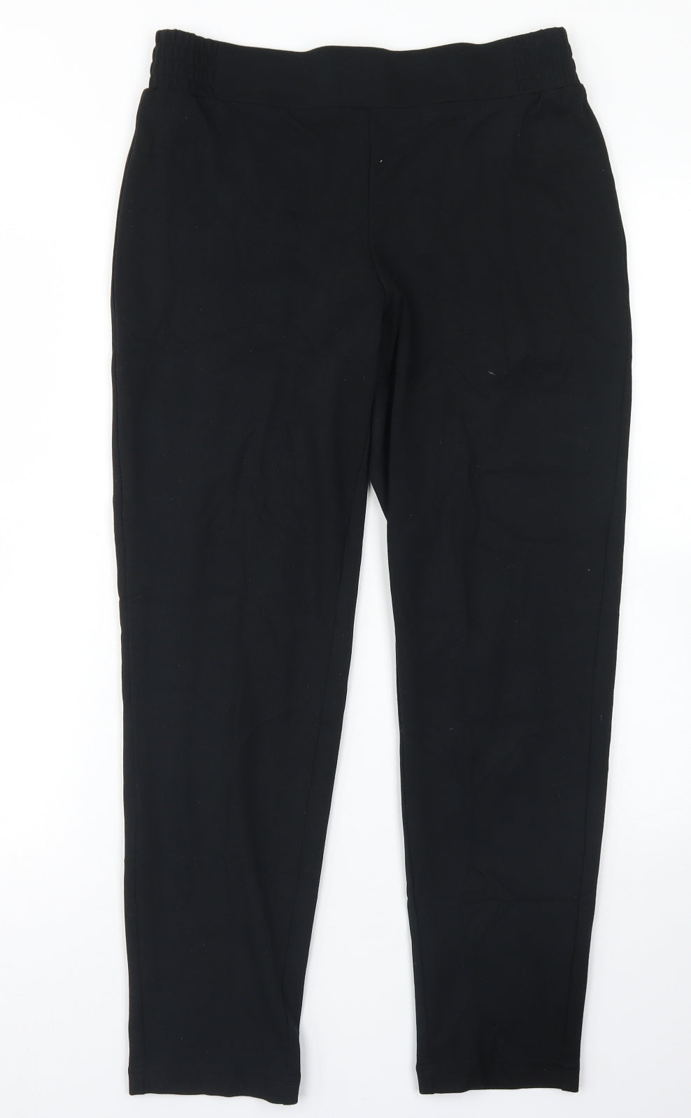 TU Womens Black  Viscose Dress Pants Trousers Size 10 L25 in Regular