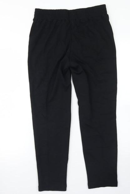 TU Womens Black  Viscose Dress Pants Trousers Size 10 L25 in Regular