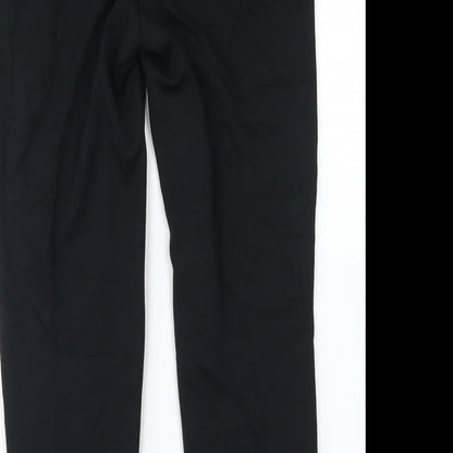 TU Womens Black  Viscose Dress Pants Trousers Size 10 L25 in Regular