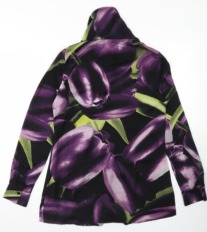 Womens UK Size 10 Basler Purple Basic Blouse