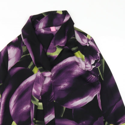 Womens UK Size 10 Basler Purple Basic Blouse