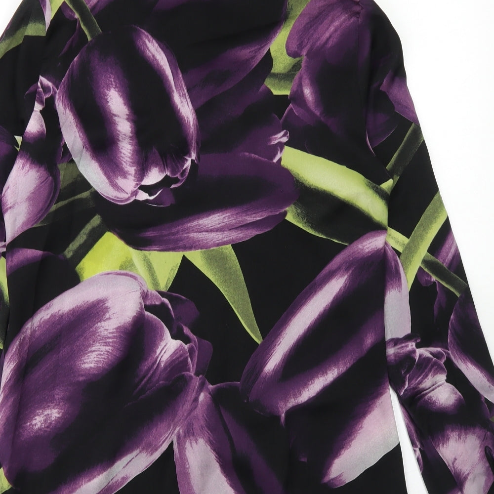 Womens UK Size 10 Basler Purple Basic Blouse