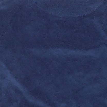 M&S Girls Blue  Polyester Pullover Sweatshirt Size 7-8 Years