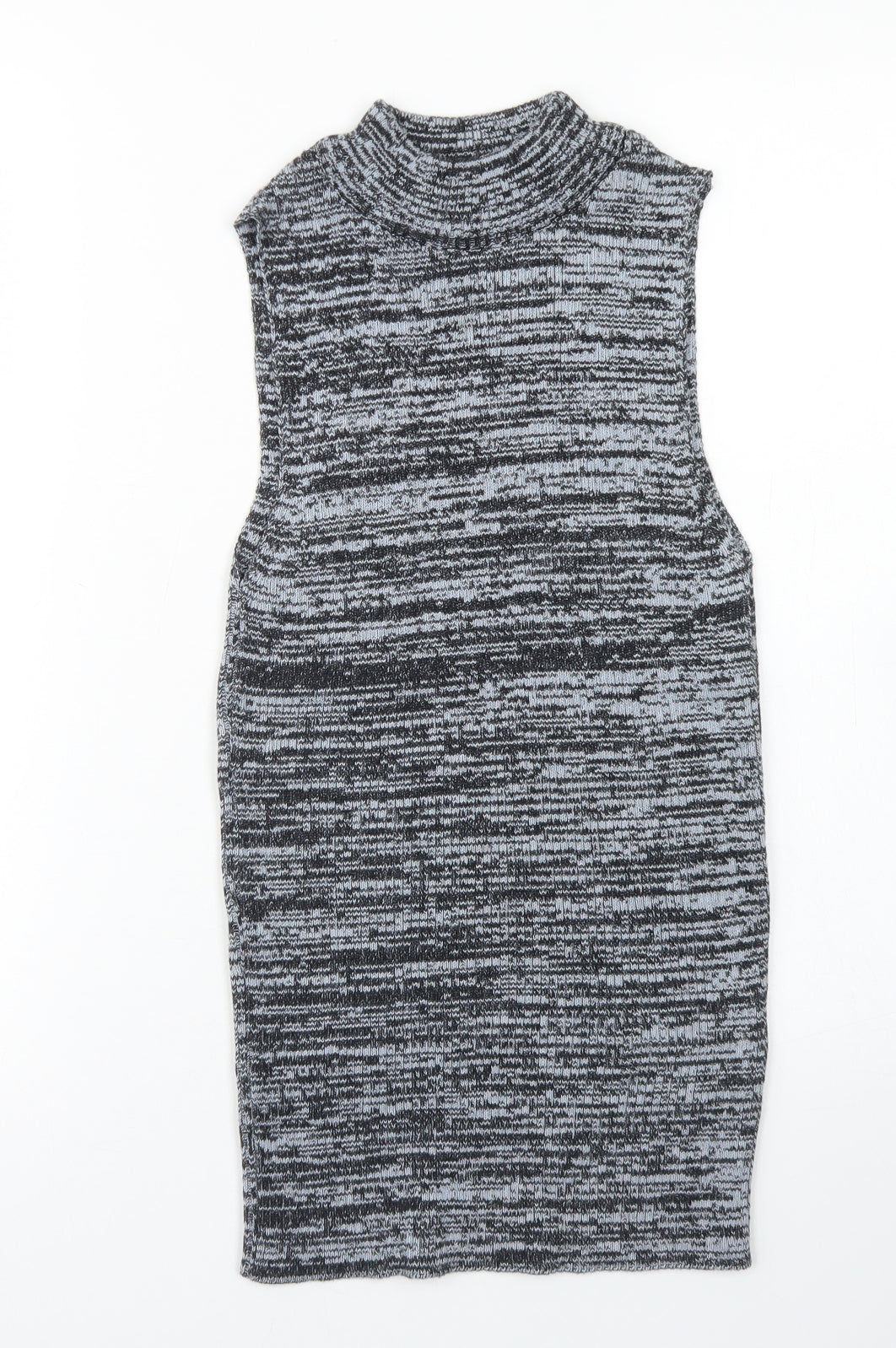 Womens UK Size 10 New Look Blue Vest Jumper
