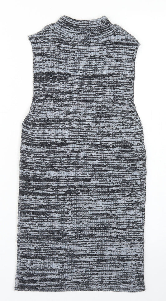 Womens UK Size 10 New Look Blue Vest Jumper