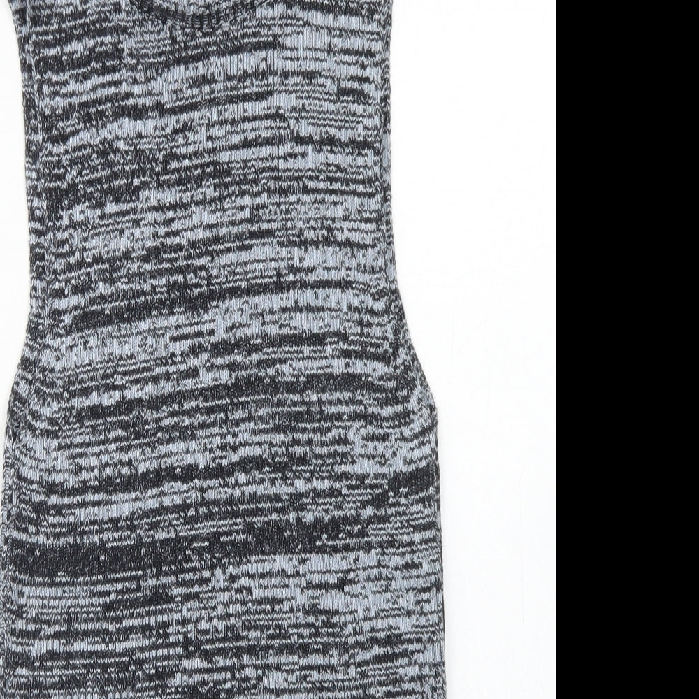 Womens UK Size 10 New Look Blue Vest Jumper