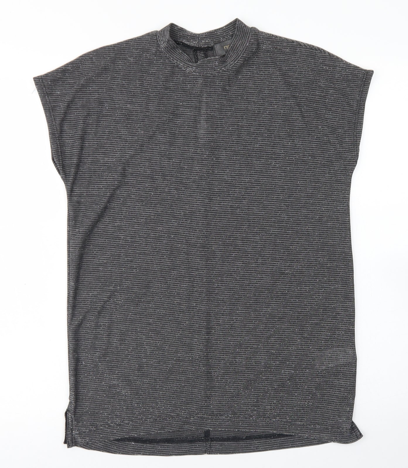 Womens UK Size 6 NEXT Silver Basic T-Shirt