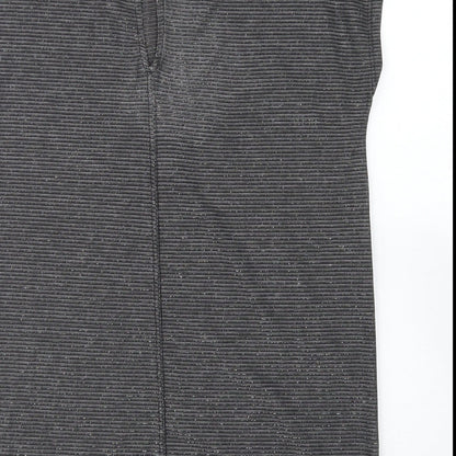 Womens UK Size 6 NEXT Silver Basic T-Shirt
