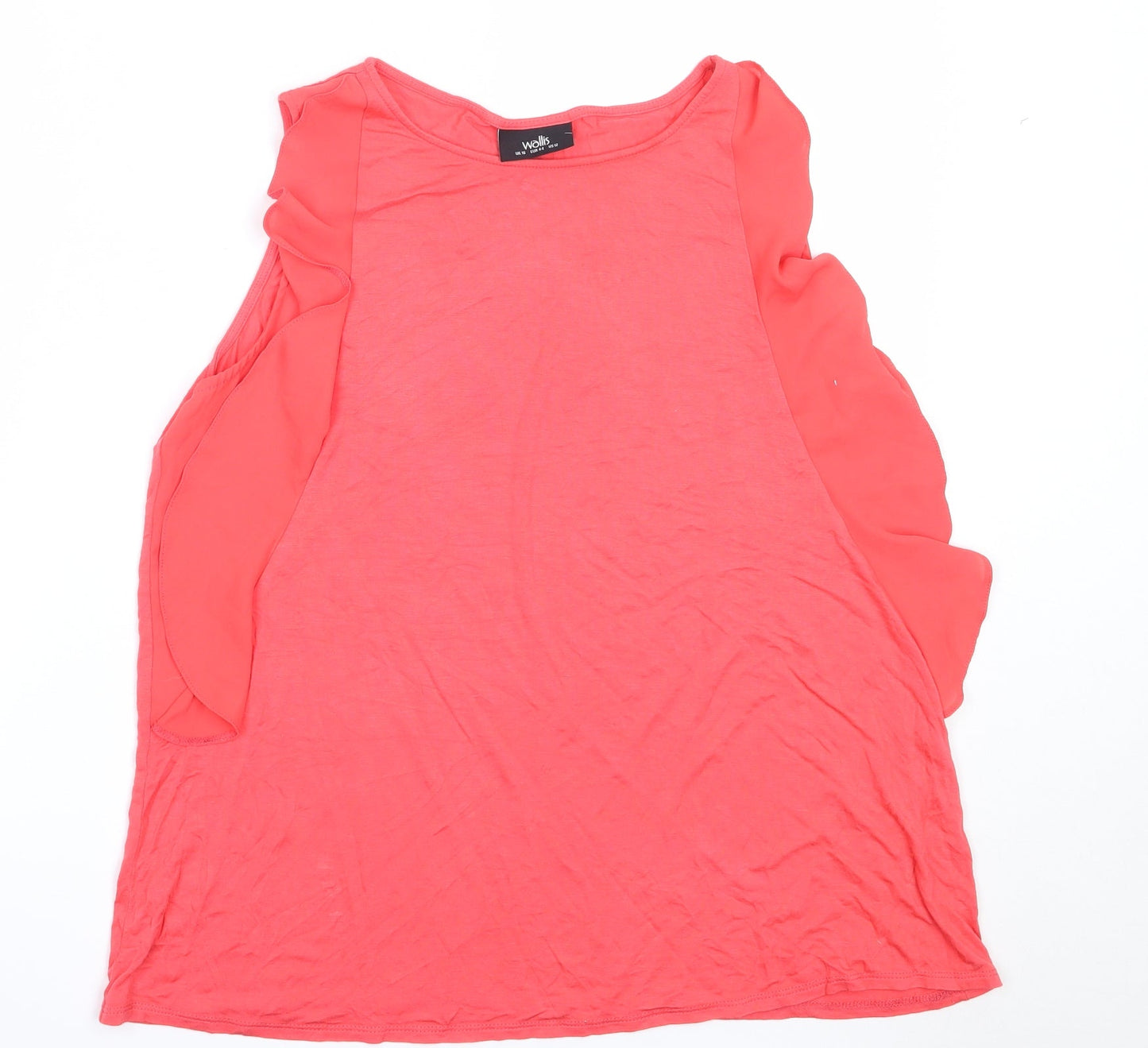 Womens UK Size 16 Wallis Pink Basic Tank