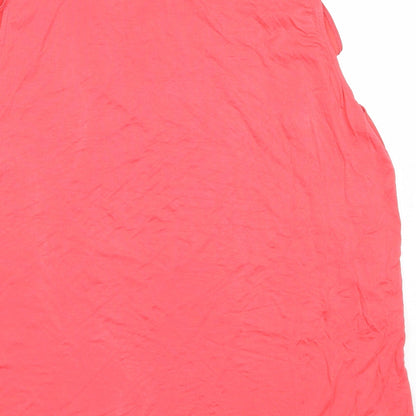 Womens UK Size 16 Wallis Pink Basic Tank