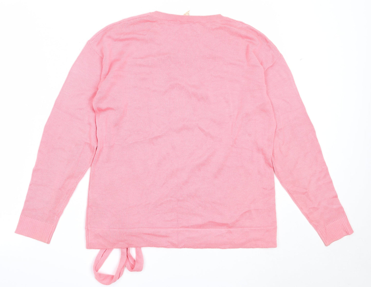 Womens UK Size S Esprit Pink Pullover Jumper