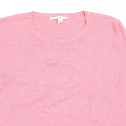 Womens UK Size S Esprit Pink Pullover Jumper