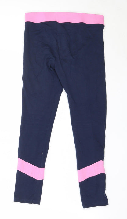 George Boys Blue  Cotton Capri Trousers Size 10-11 Years  Regular  - leggings
