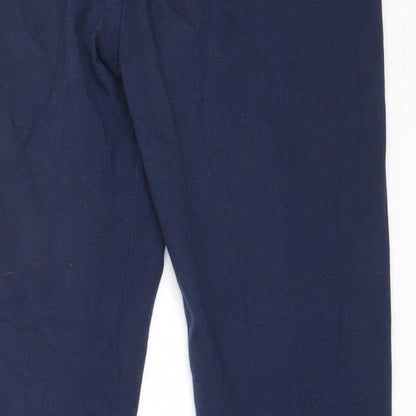 George Boys Blue  Cotton Capri Trousers Size 10-11 Years  Regular  - leggings