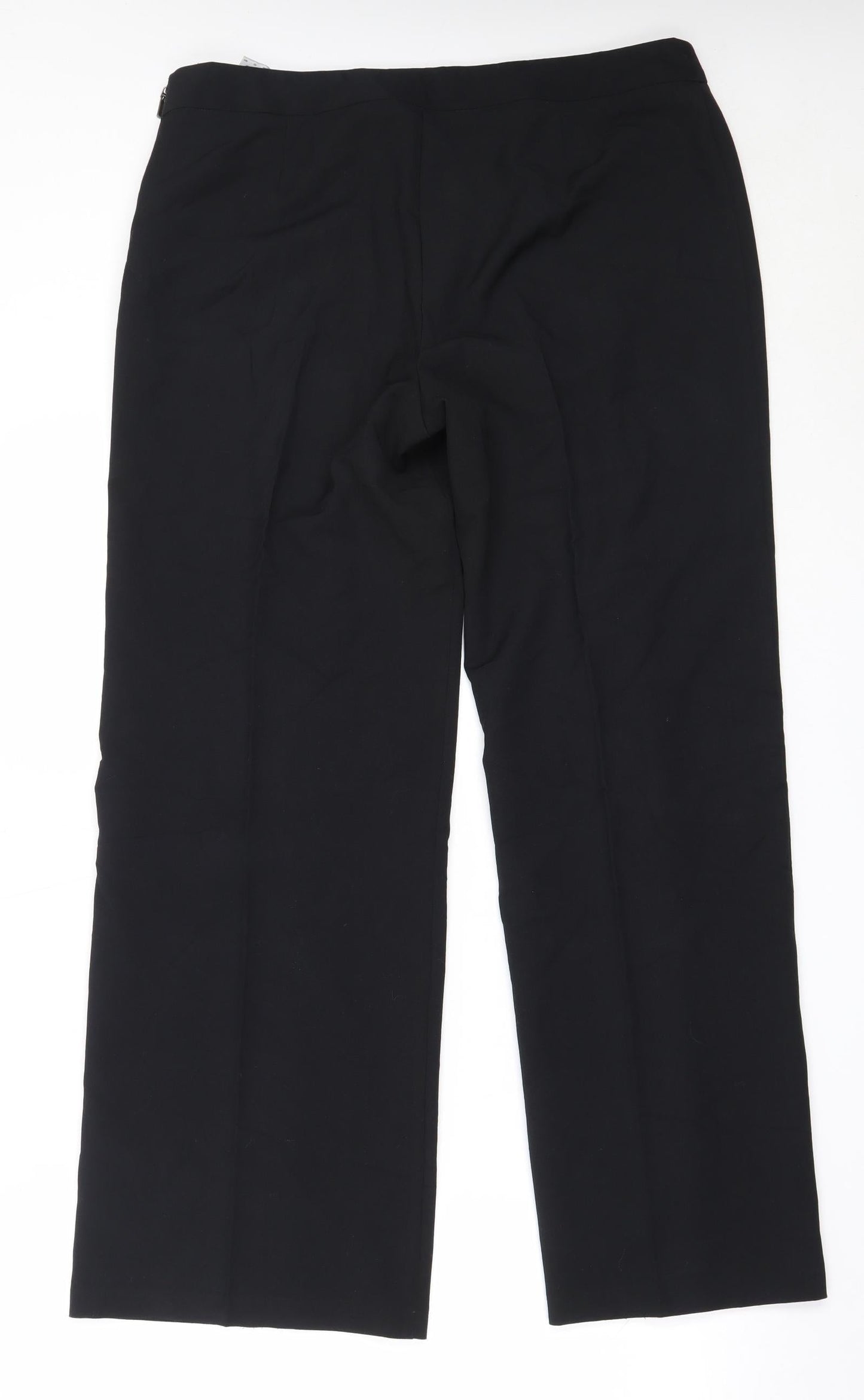 Womens UK Size 14 Marks and Spencer Regular Fit  Black Trousers
