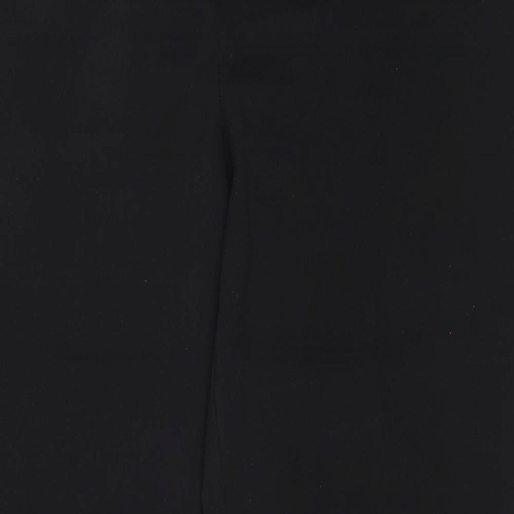 Womens UK Size 14 Papaya Regular Fit  Black Trousers
