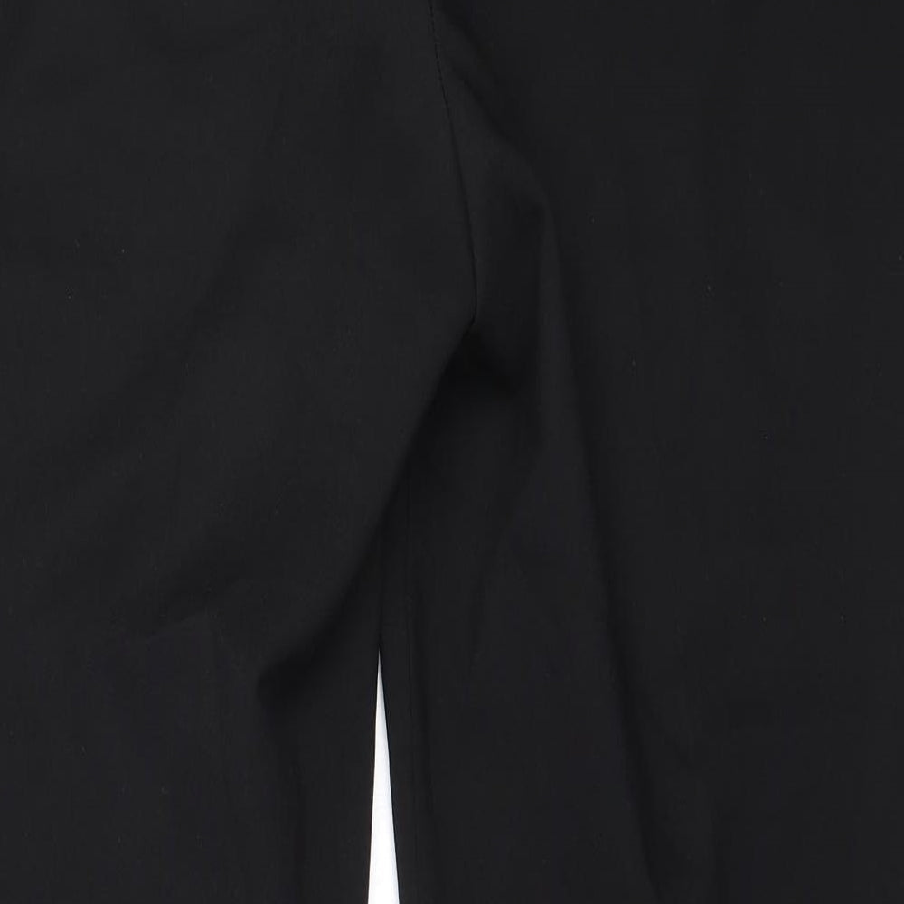 Womens UK Size 14 Papaya Regular Fit  Black Trousers