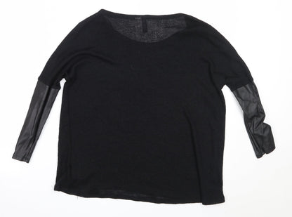 Womens UK Size S H&M Black Pullover Jumper
