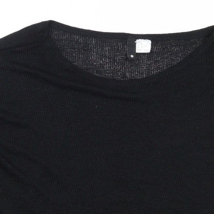 Womens UK Size S H&M Black Pullover Jumper