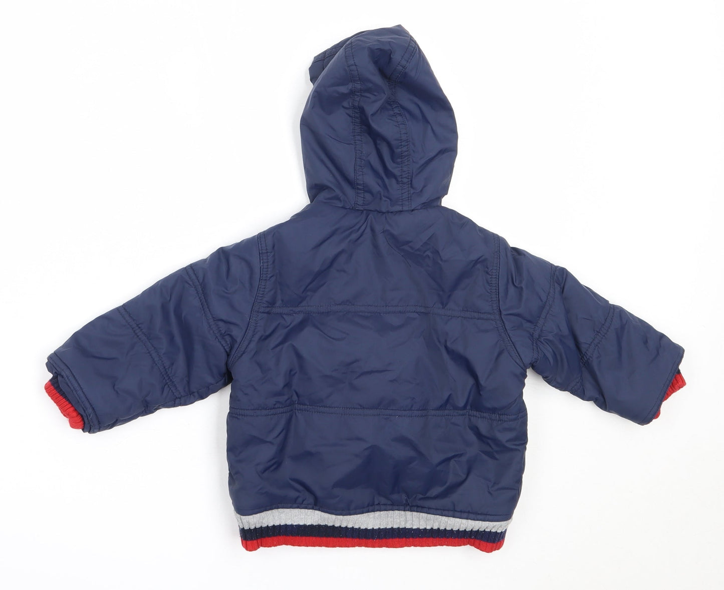 MINIMODE Boys Blue   Basic Coat Coat Size 6-9 Months