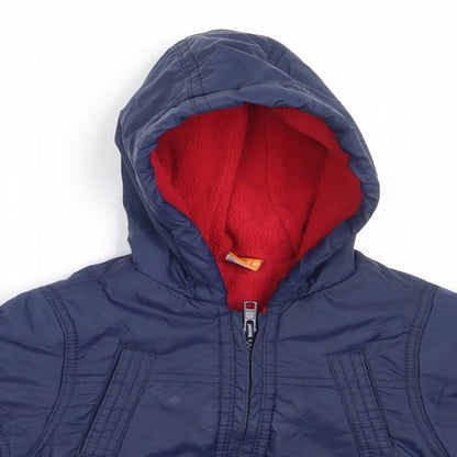 MINIMODE Boys Blue   Basic Coat Coat Size 6-9 Months