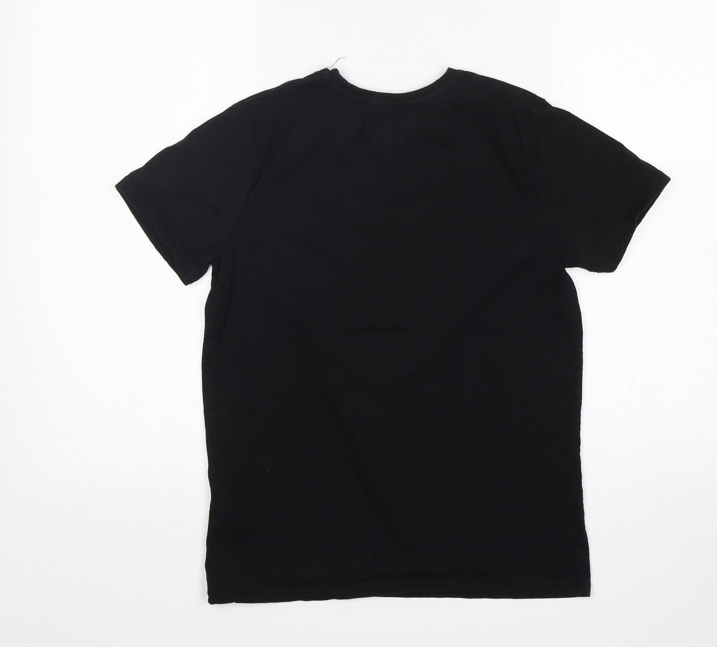 Primark Boys Black  Cotton Basic T-Shirt Size M Round Neck  - Fortnite