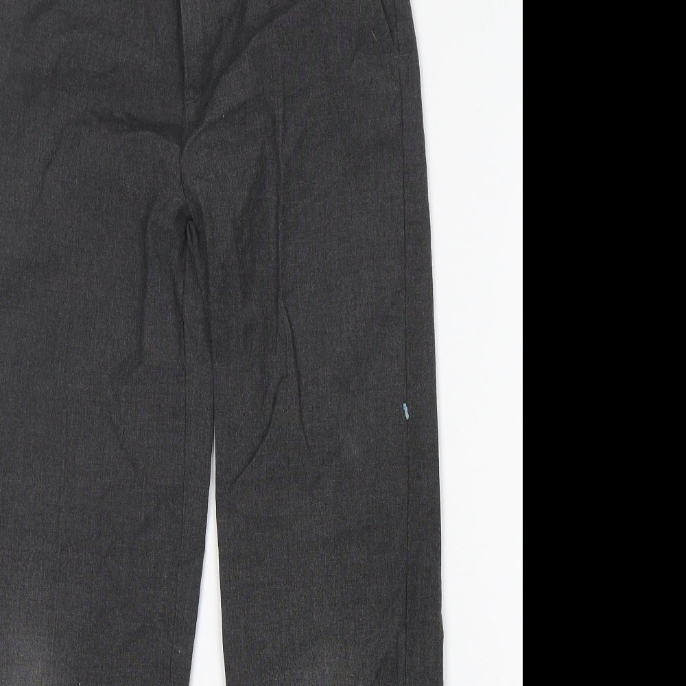 Lily & dan Boys Grey  Polyester Dress Pants Trousers Size 10-11 Years  Regular  - School Wear