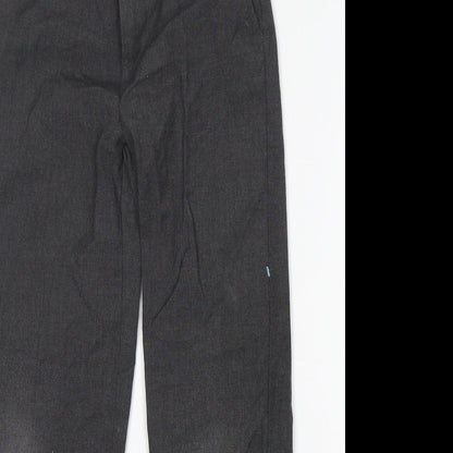 Lily & dan Boys Grey  Polyester Dress Pants Trousers Size 10-11 Years  Regular  - School Wear