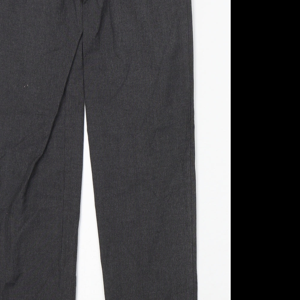 Lily & dan Boys Grey  Polyester Dress Pants Trousers Size 10-11 Years  Regular  - School Wear