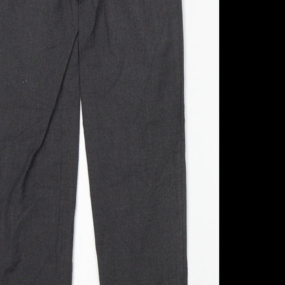 Lily & dan Boys Grey  Polyester Dress Pants Trousers Size 10-11 Years  Regular  - School Wear