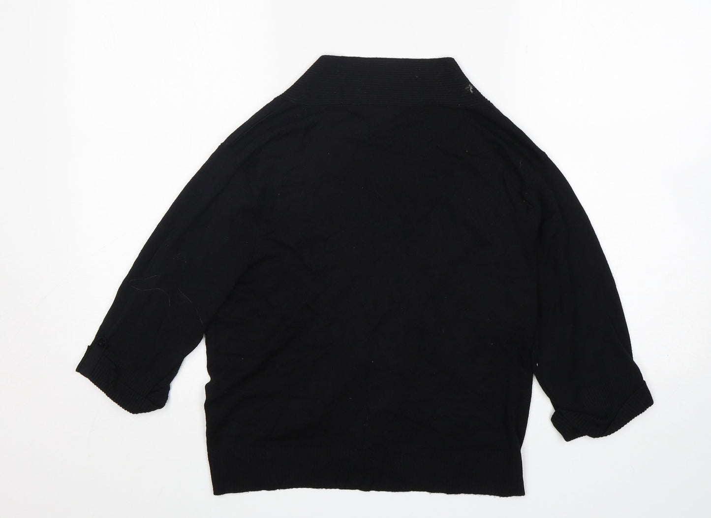 Womens UK Size L M&Co Black Cardigan Jumper