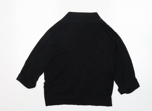 Womens UK Size L M&Co Black Cardigan Jumper