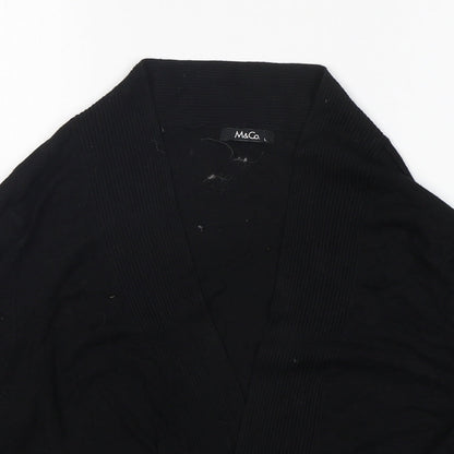 Womens UK Size L M&Co Black Cardigan Jumper
