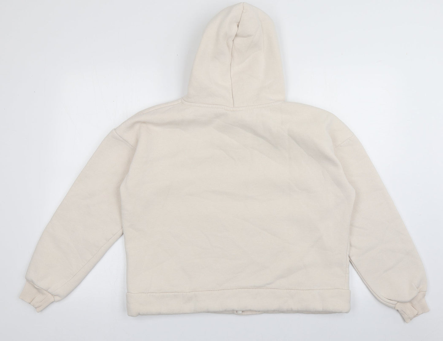 Chelsea peers Womens Beige  Cotton Pullover Hoodie Size M  Pullover