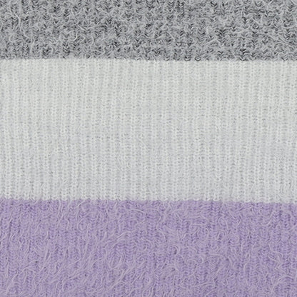 Primark Womens Purple Roll Neck Plaid Nylon Pullover Jumper Size S