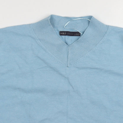 Womens UK Size S Marks and Spencer Blue Pullover Sweatshirt