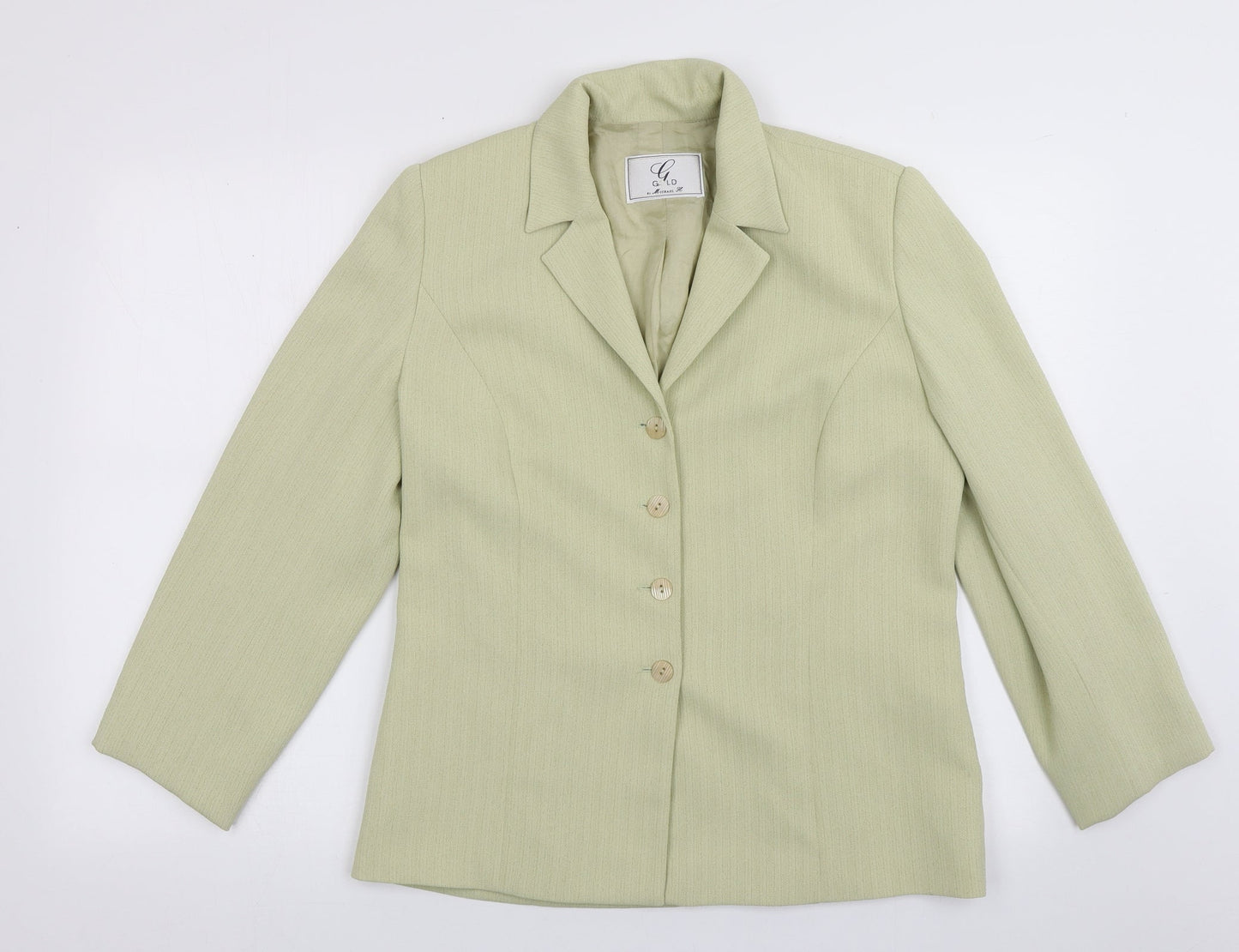 Womens UK Size 12 Gold by Michael H Gold Jacket