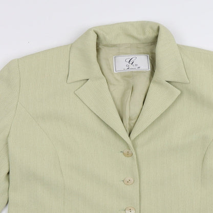 Womens UK Size 12 Gold by Michael H Gold Jacket